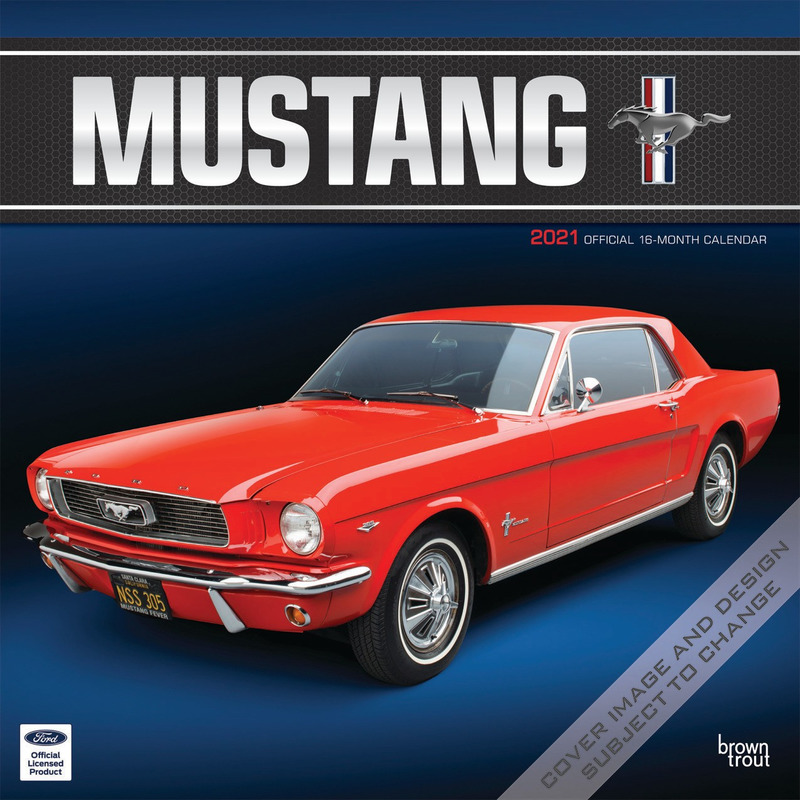 Auto 2021 Mustang wandkalender