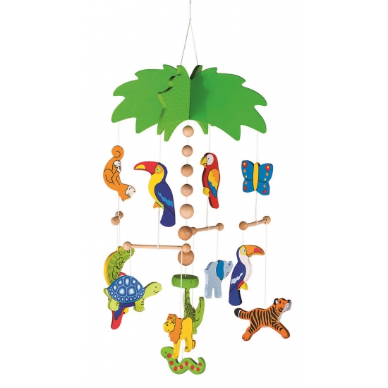 Baby hangdecoratie mobiel jungle dieren