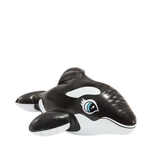 Badspeeltje opblaas zwarte orka 25 cm