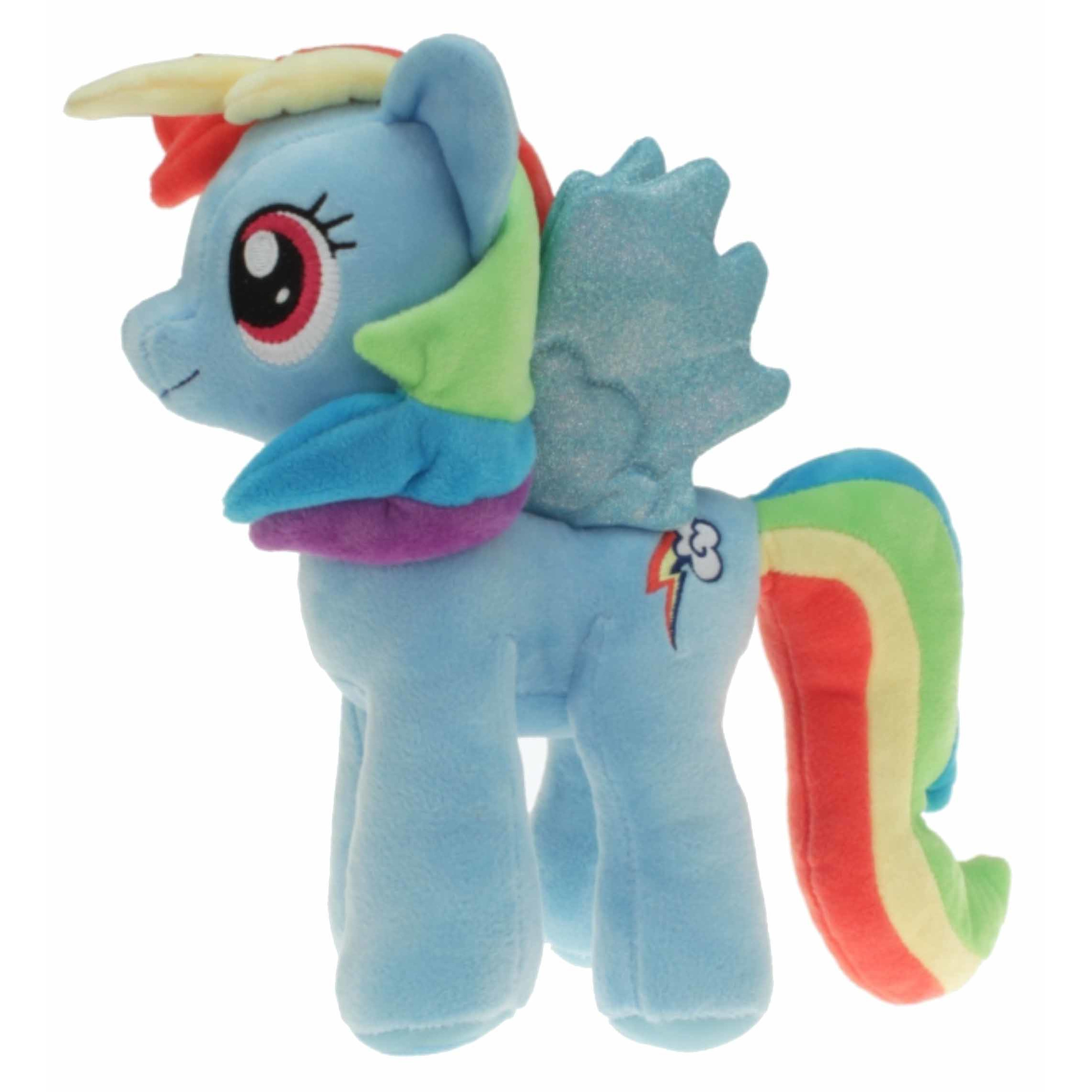 Blauwe My Little Pony knuffels Rainbow Dash 27 cm knuffeldieren