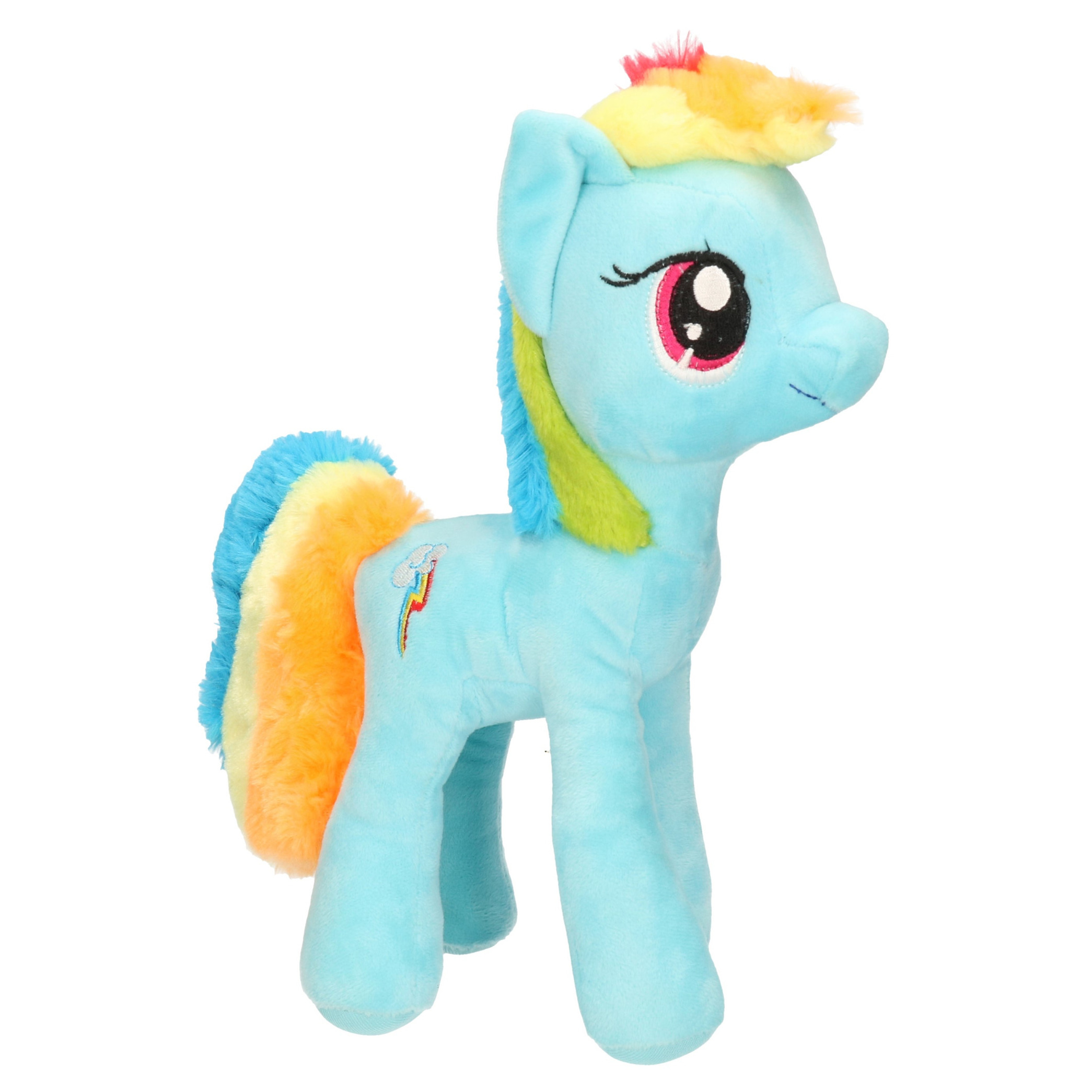 Blauwe My Little Pony knuffels Rainbow Dash 30 cm knuffeldieren