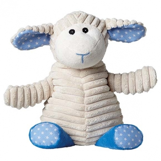 Blauwe schapen heatpack/coldpack knuffels 27 cm knuffeldieren