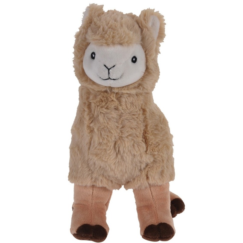 Bruine alpaca/lama knuffeldier 30 cm