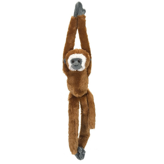 Bruine hangende gibbon aap-apen knuffel 51 cm knuffeldieren