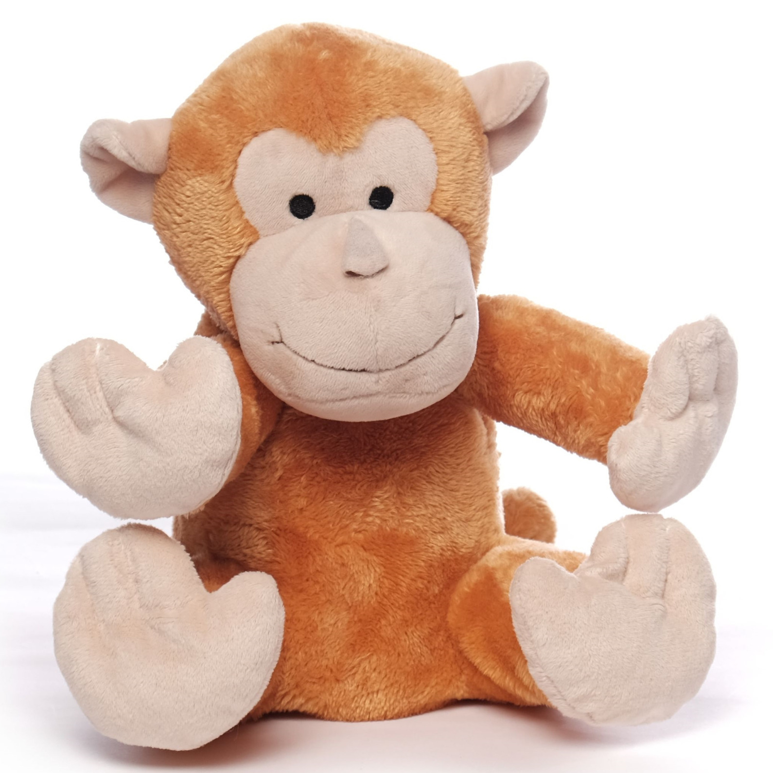 Bruine orang oetan heatpack/coldpack knuffels 20 cm knuffeldieren