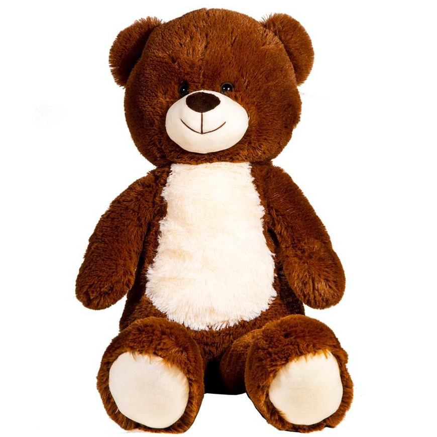 Bruine pluche teddybeer/beren dieren knuffel 80 cm