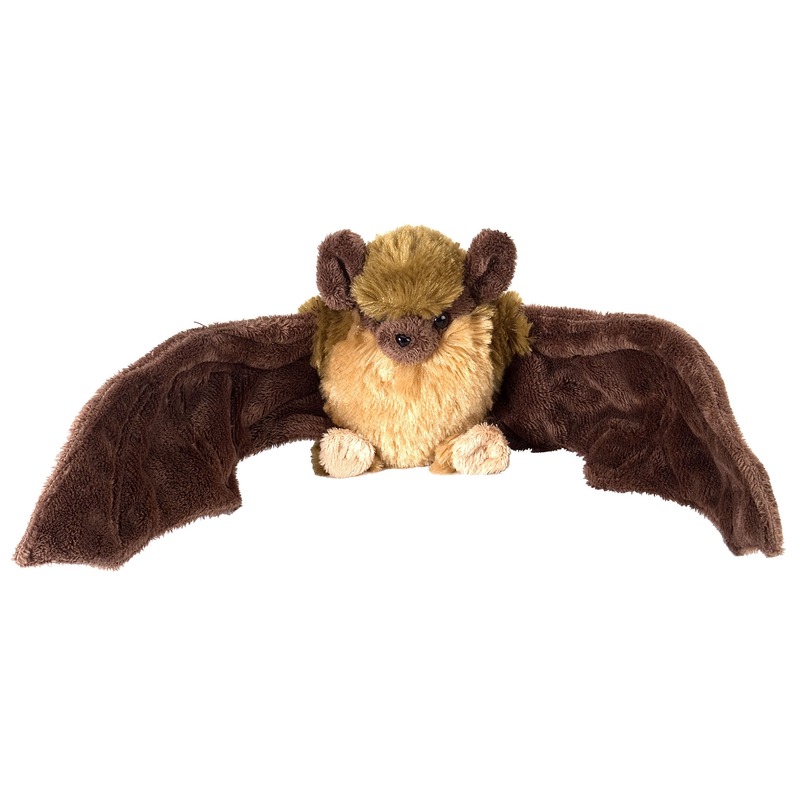 Afbeelding Bruine vleermuizen knuffels 30 cm knuffeldieren door Animals Giftshop