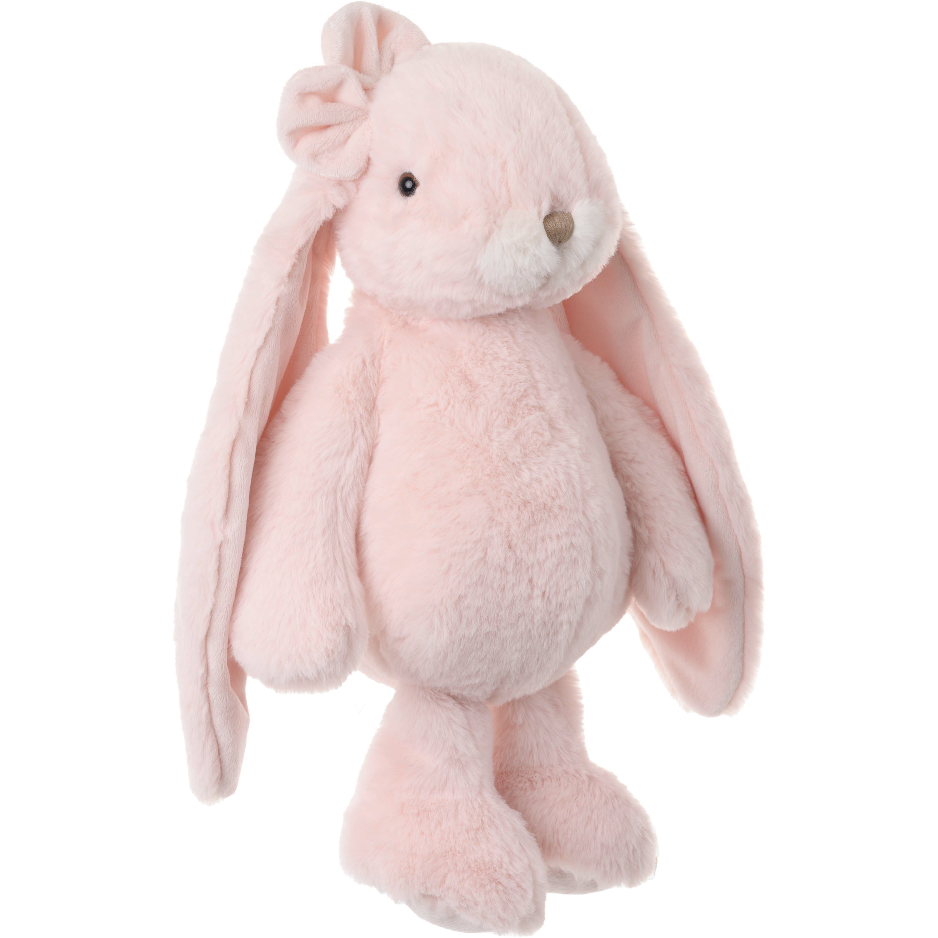 Bukowski pluche konijn knuffeldier - lichtroze - staand - 40 cm