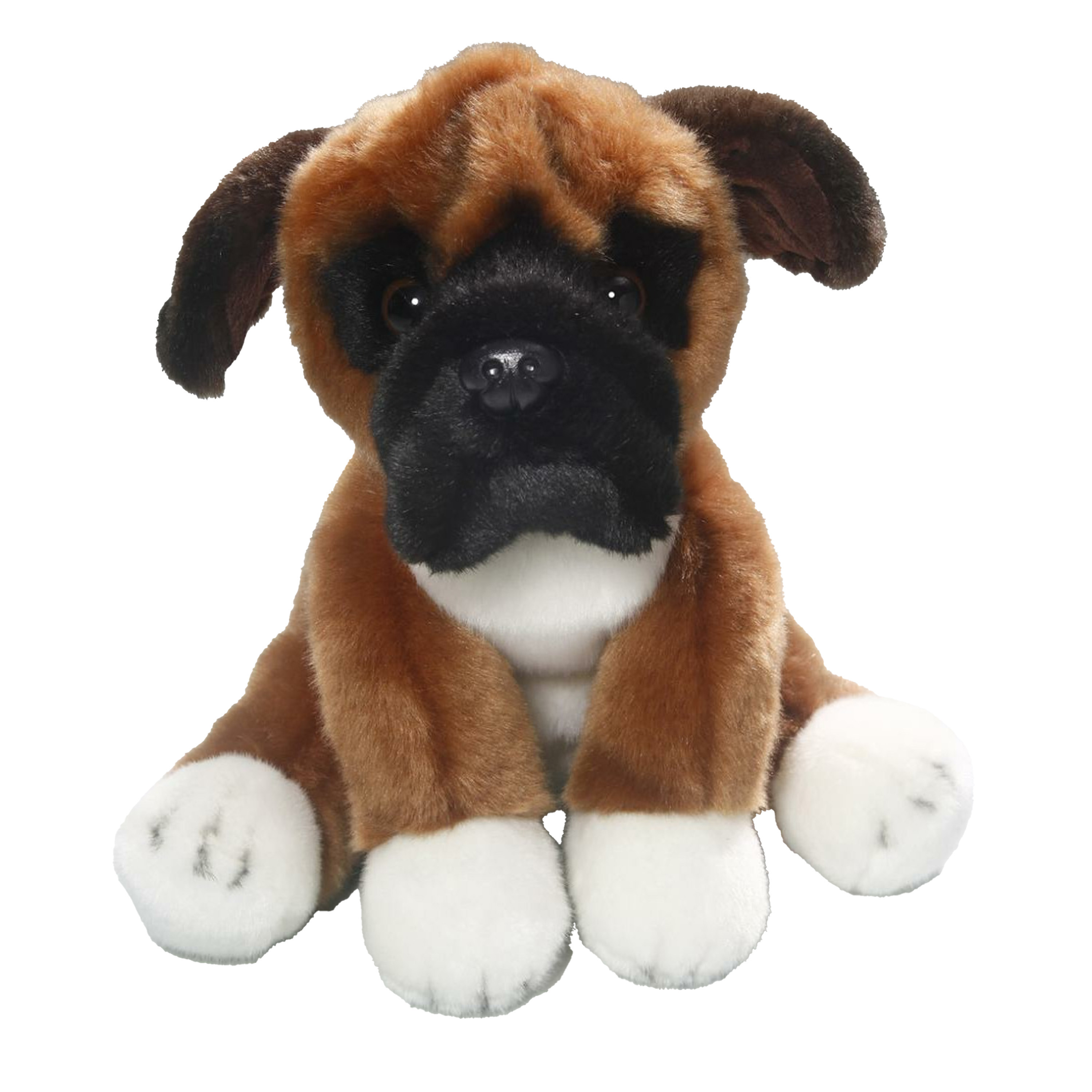 Carl Dick Knuffeldier Boxer hond zachte pluche stof premium kwaliteit knuffels 23 cm