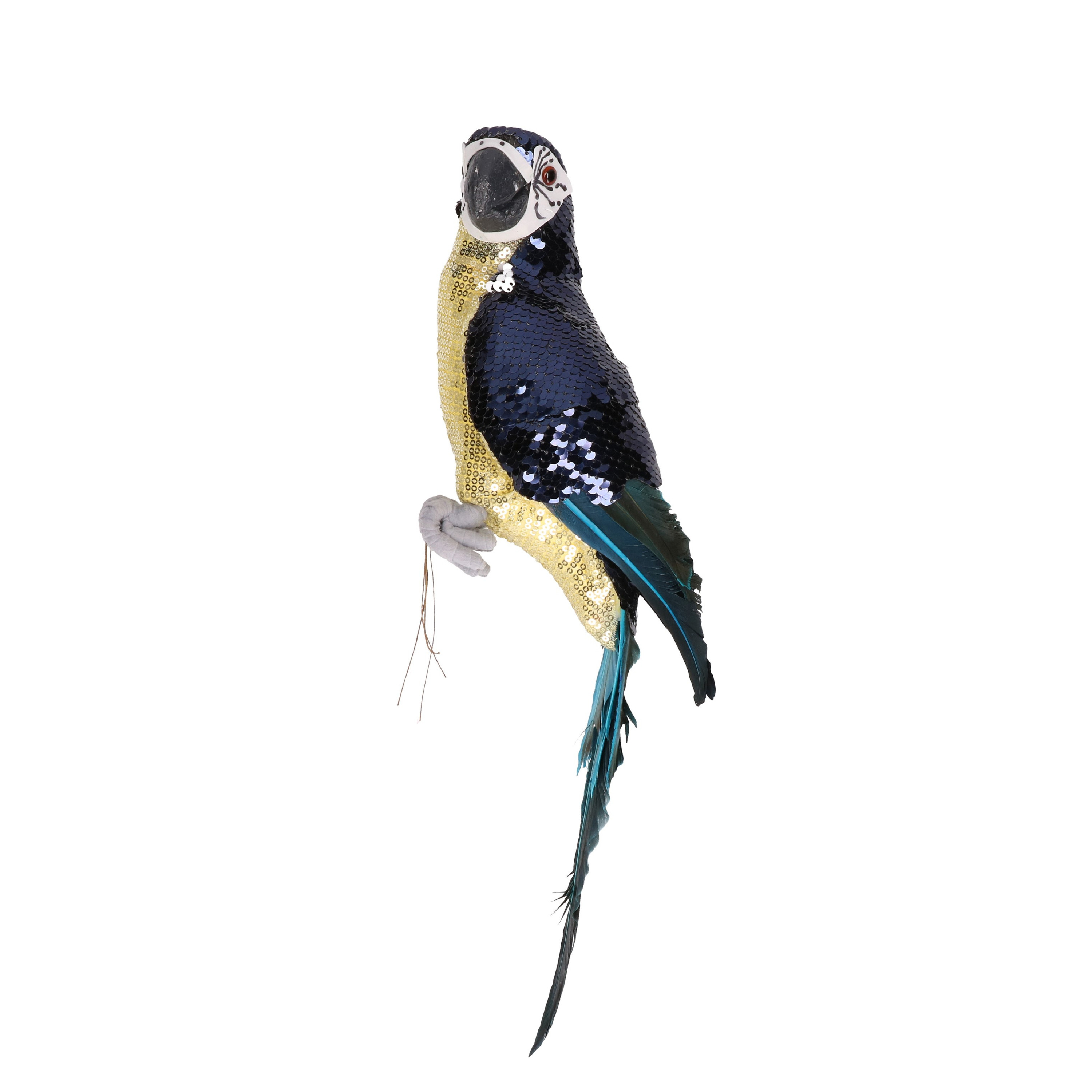 Decoris Decoratie vogel papegaai - 30 cm - kunststof