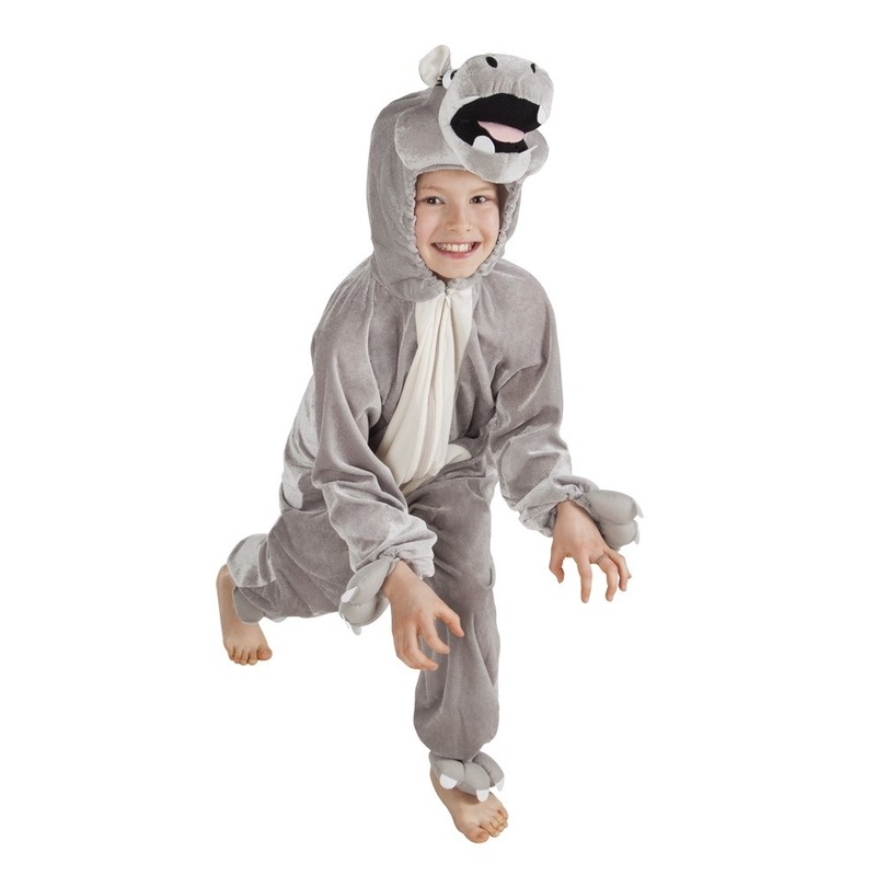 Dieren kostuum nijlpaard voor kinderen