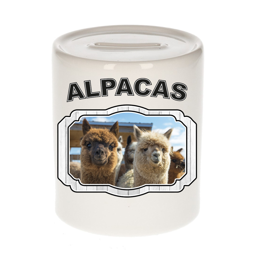 Dieren liefhebber alpaca spaarpot - alpacas cadeau