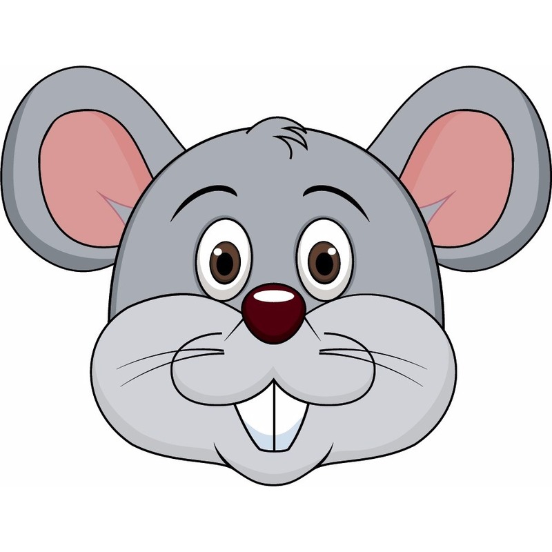 Dieren masker muis voor kids