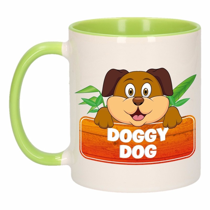 Dieren mok - honden beker Doggy Dog 300 ml