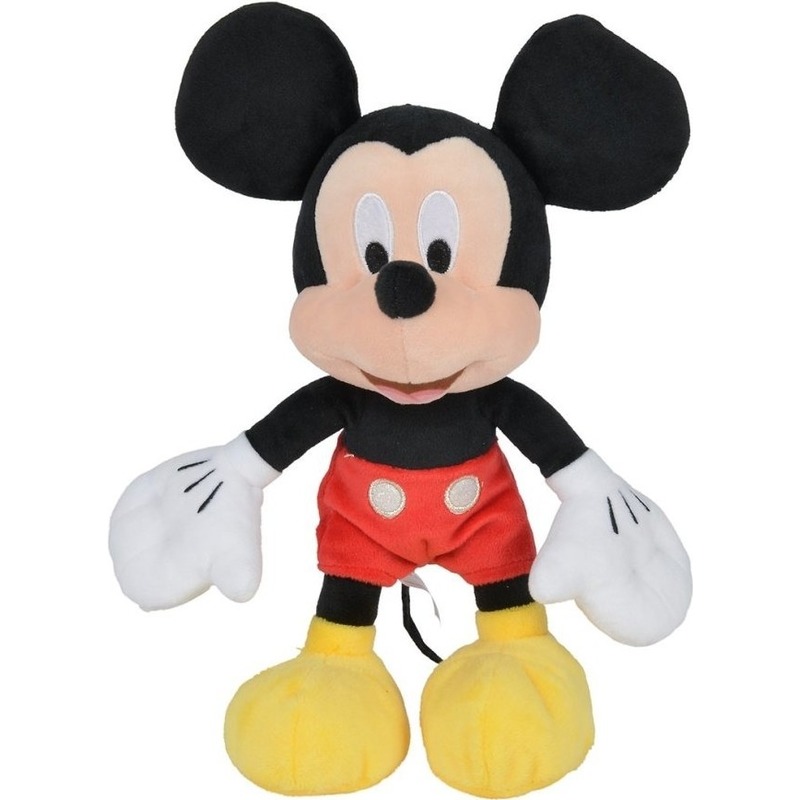 Afbeelding Disney Mickey Mouse knuffels 25 cm knuffeldieren door Animals Giftshop