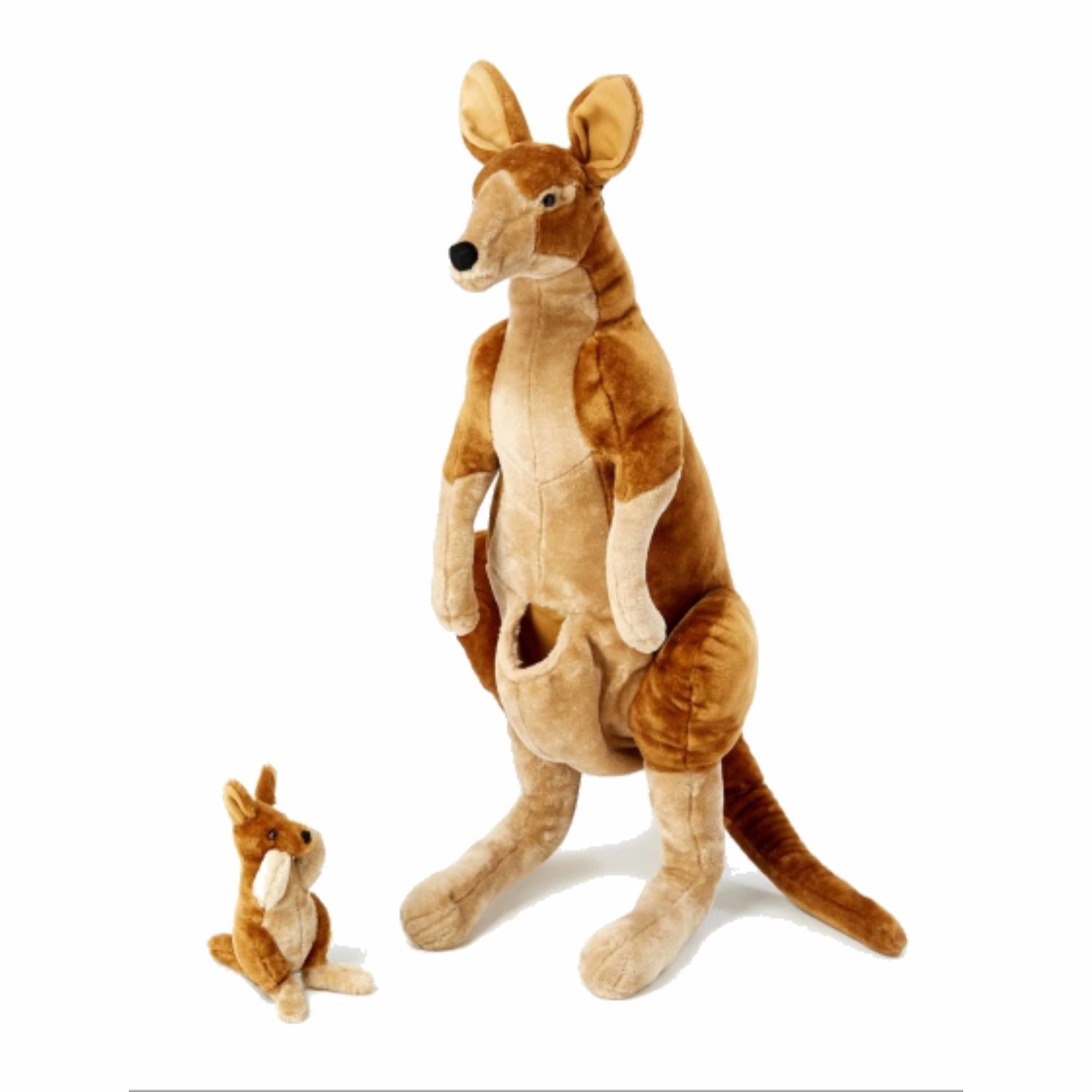 Extra grote knuffel kangoeroe 1 meter
