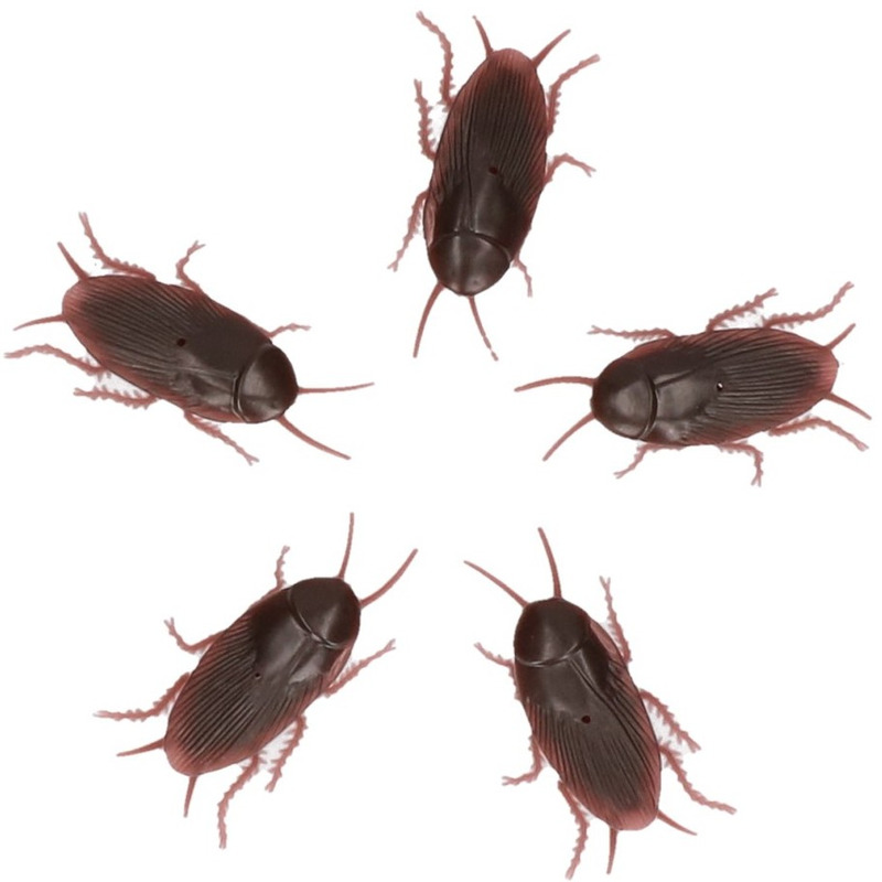 Afbeelding Fopartikelen Nep kakkerlakken 5 stuks door Animals Giftshop