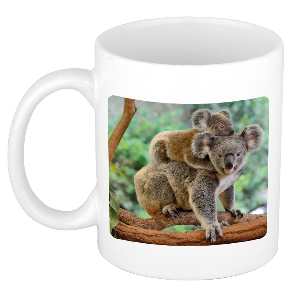 Foto mok koala mok-beker 300 ml Cadeau koalaberen liefhebber