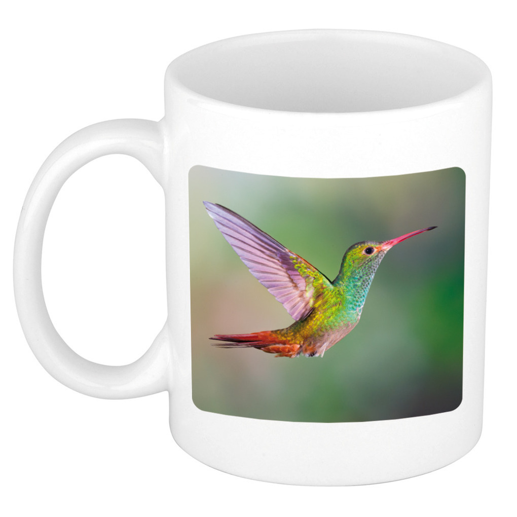 Afbeelding Foto mok kolibrie vogel mok / beker 300 ml - Cadeau vogels liefhebber door Animals Giftshop