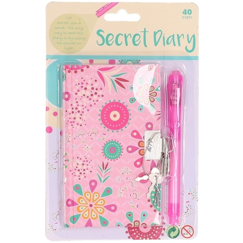 Geheim dagboek roze voor meisjes