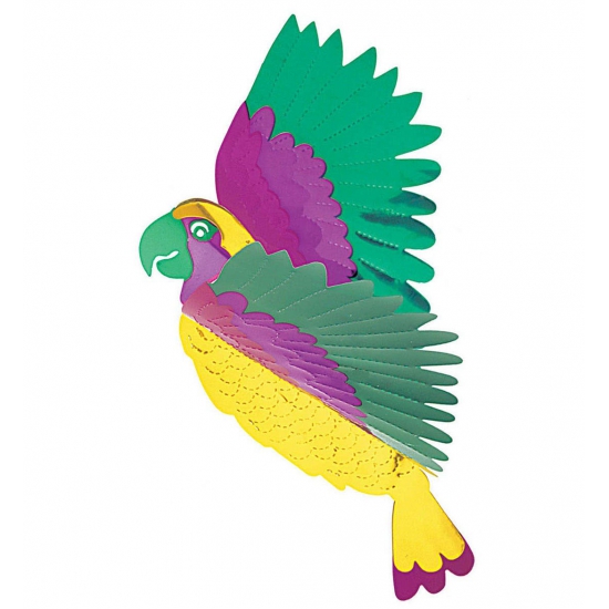 Gekleurde papagaai decoratie