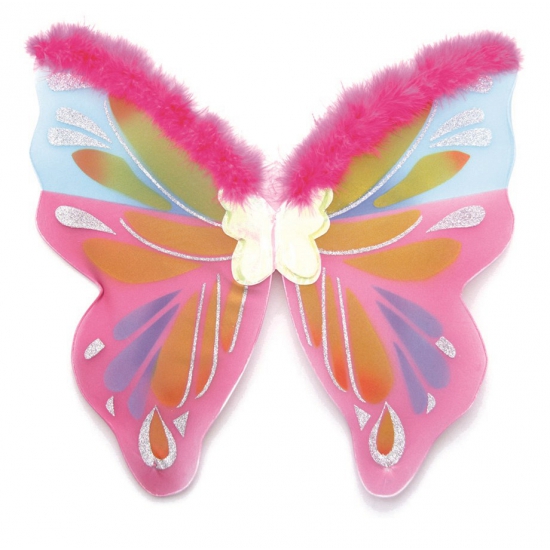 Gekleurde vlinder vleugels
