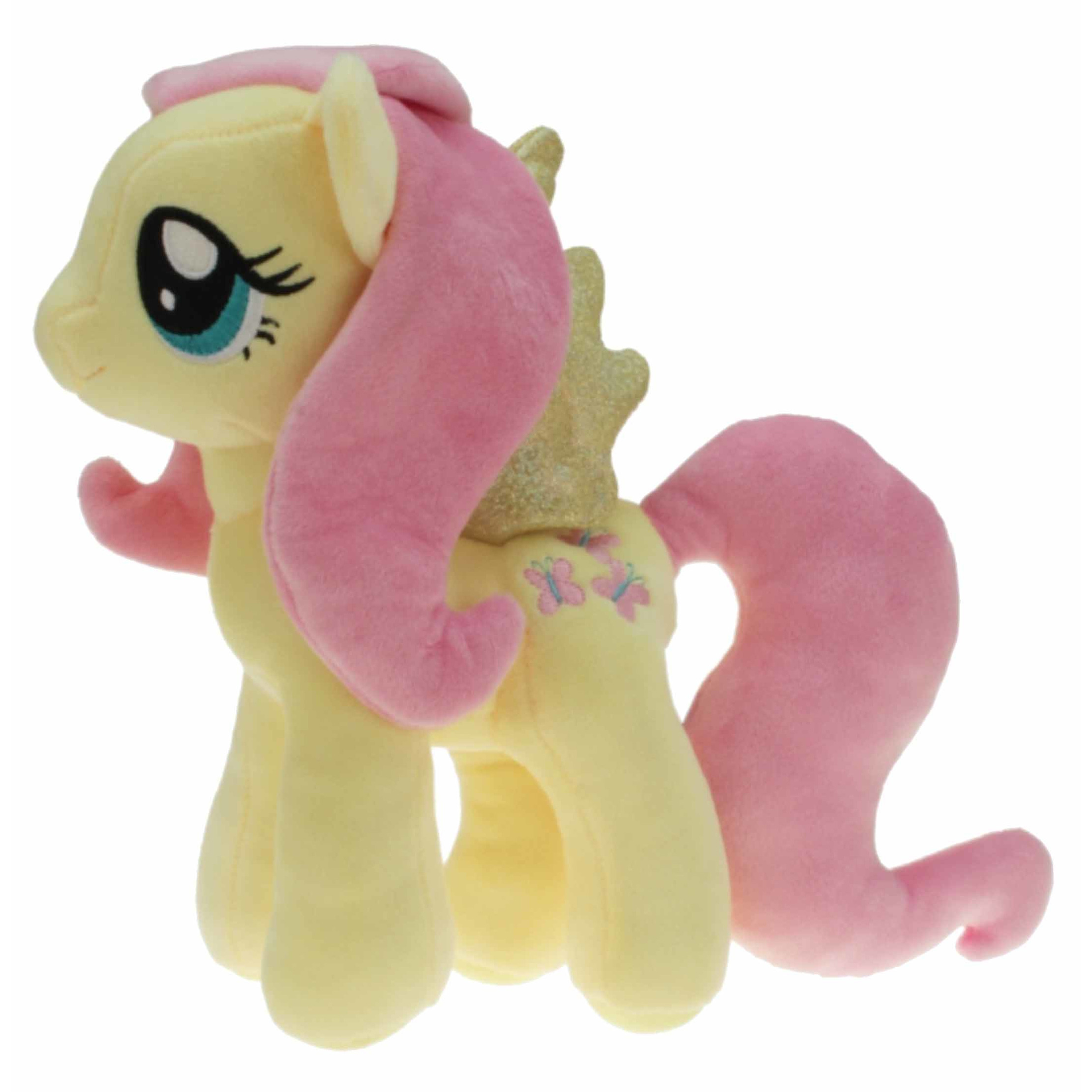 Gele My Little Pony knuffels Fluttershy 27 cm knuffeldieren