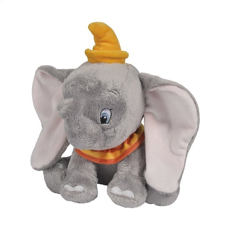 Grijze Disney Dumbo/Dombo olifant knuffels 25 cm knuffeldieren