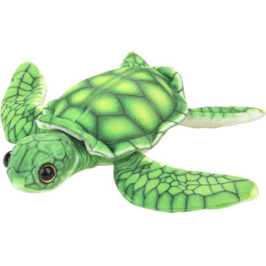 Groene zeeschildpad knuffels 18 cm knuffeldieren