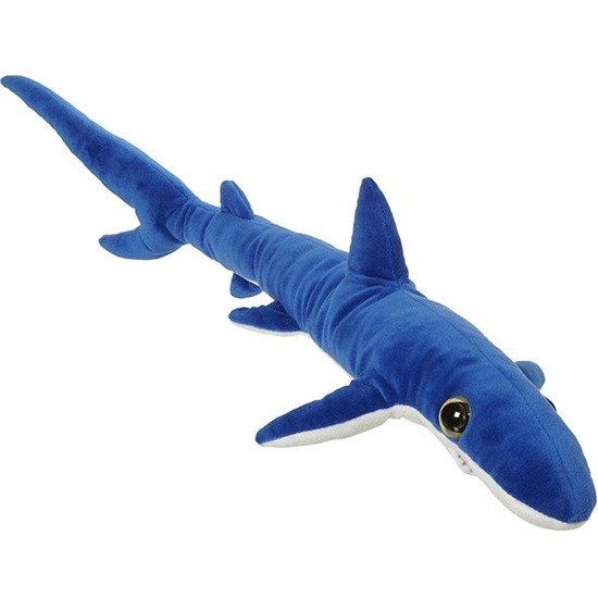 Grote blauwe haaien knuffels 110 cm knuffeldieren