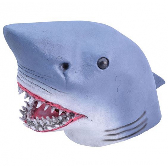 Afbeelding Haai masker van rubber door Animals Giftshop