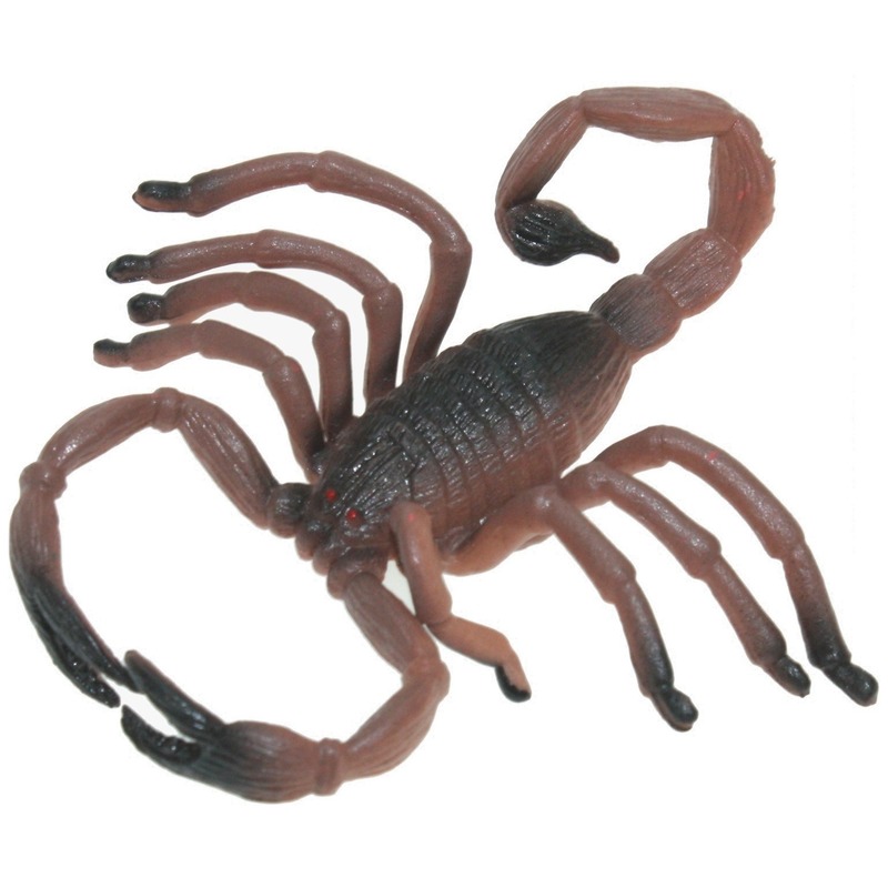 Halloween - Plastic dieren schorpioenen 8 cm