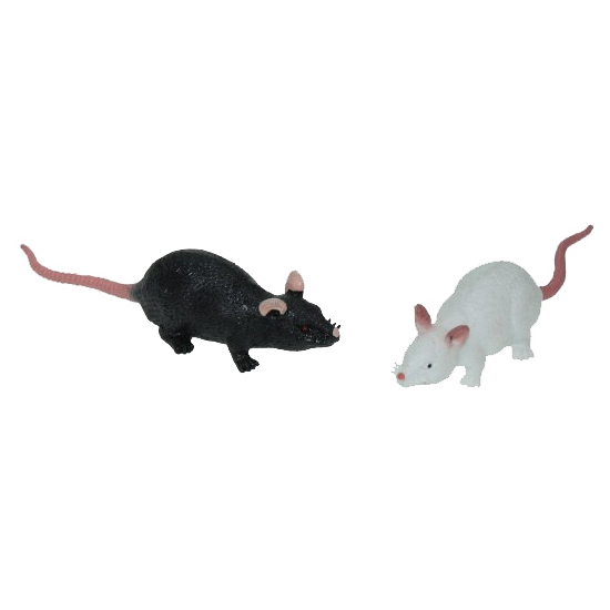 Halloween - Rubberen nep/namaak dieren rat 11 cm