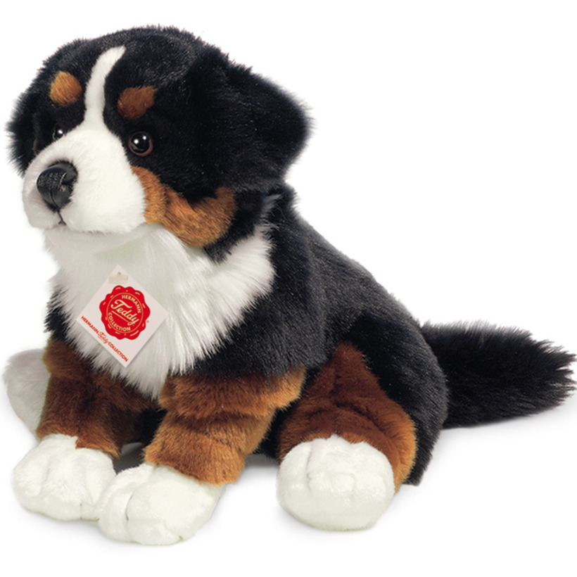 Hermann Teddy Knuffeldier hond Berner Sennen pluche premium knuffels multi kleur 29 cm