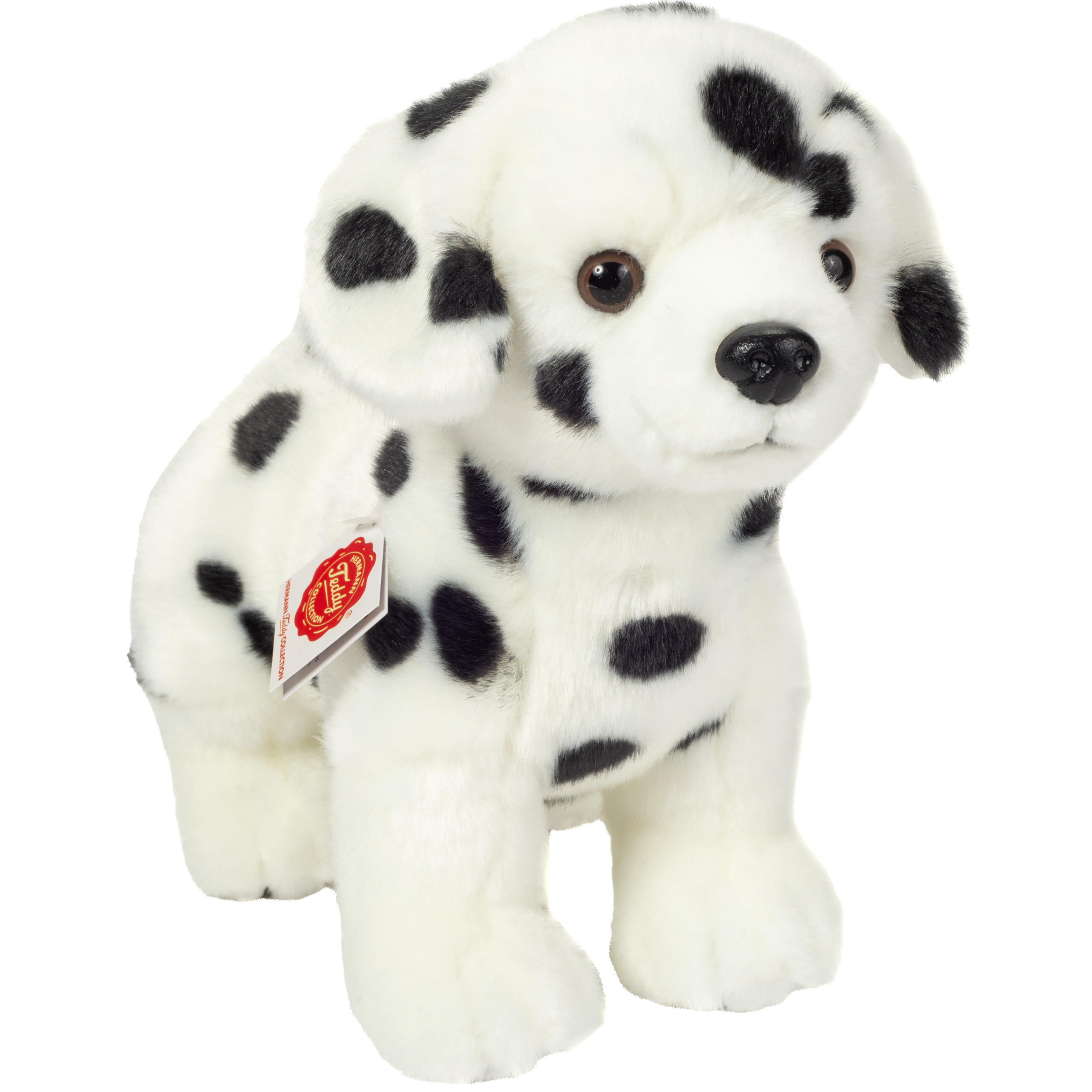 Hermann Teddy Knuffeldier hond Dalmatier - zachte pluche - premium knuffels - 23 cm