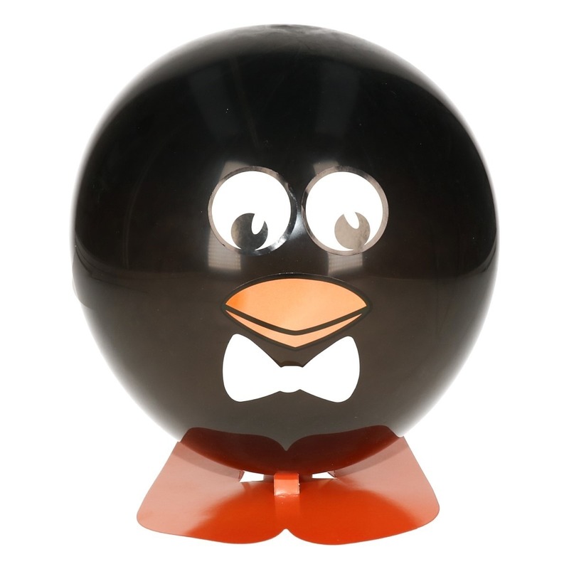 Hobby ballon versieren pinguin hoofd 27 cm