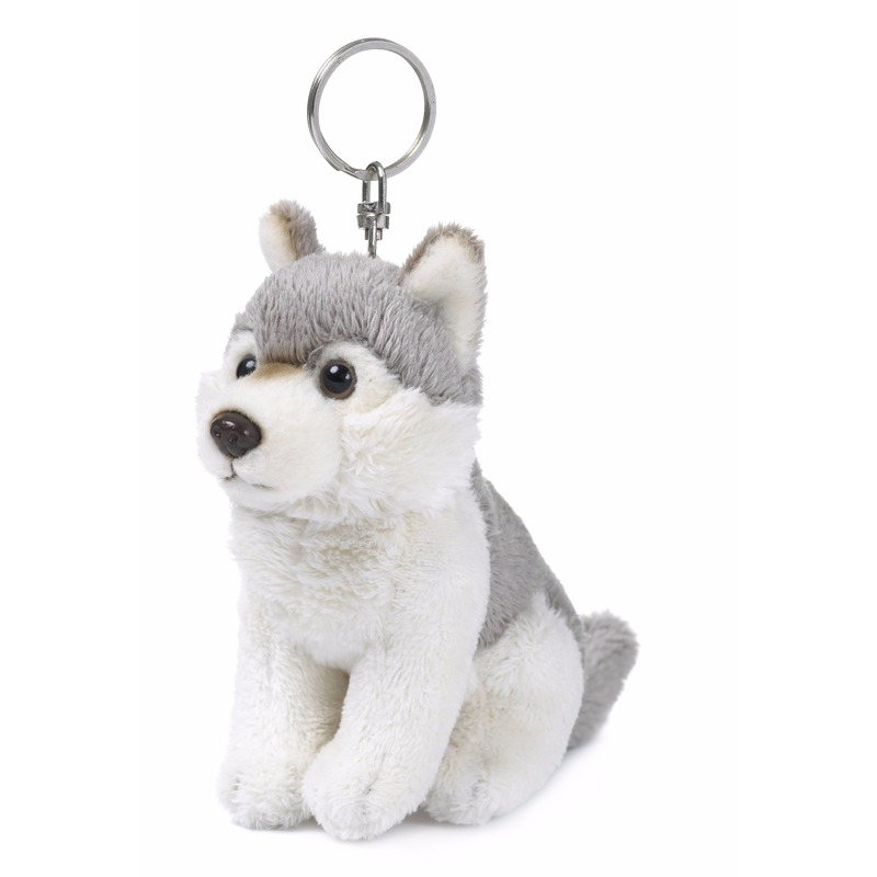 Husky honden sleutelhanger van WNF 10 cm