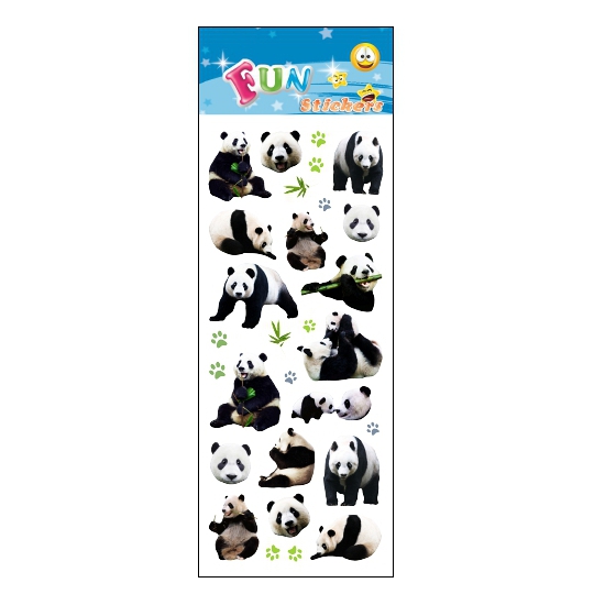 Kinder pandaberen stickers
