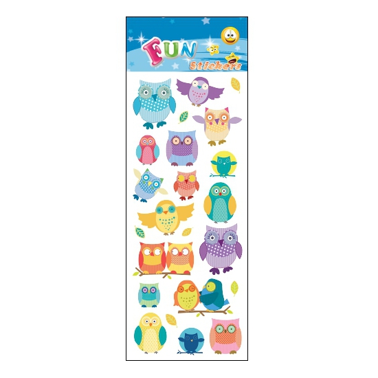Afbeelding Kinder uilen stickers door Animals Giftshop