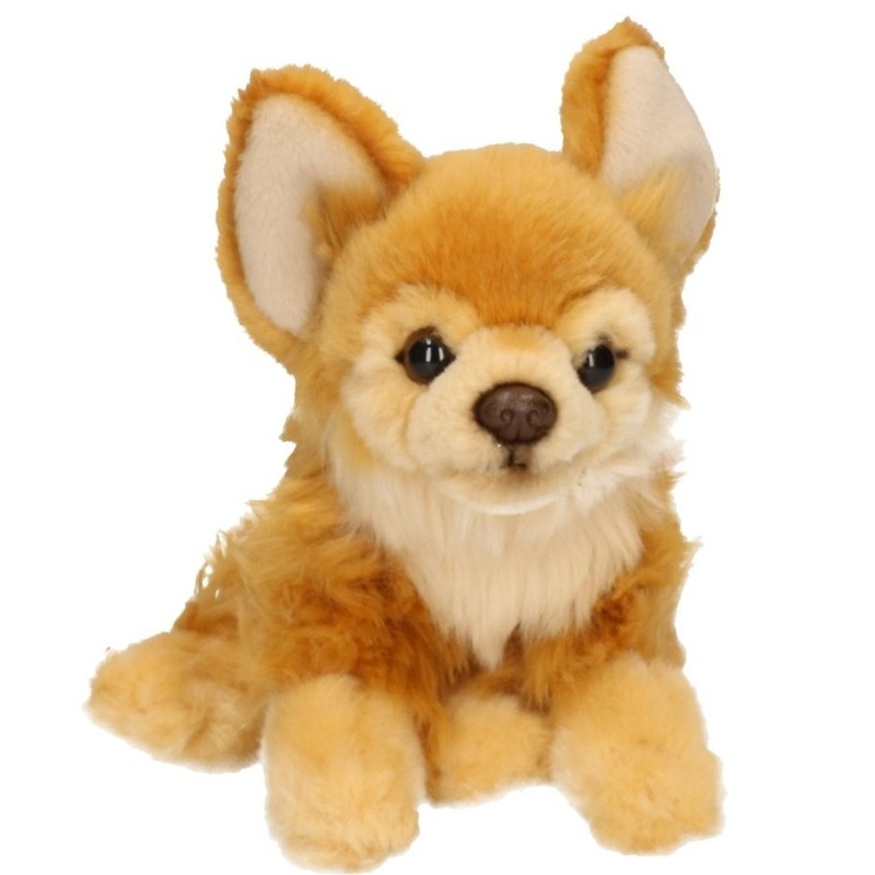 Afbeelding Knuffel hond bruine Chihuahua 17 cm door Animals Giftshop