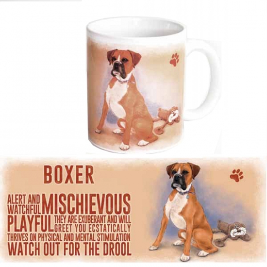 Koffie beker Boxer hond