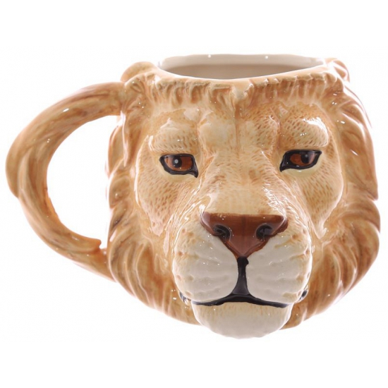 Koffie beker leeuw thema 400 ml