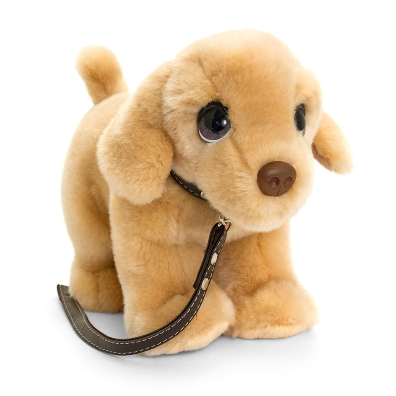 Labrador honden knuffeldier bruin 30 cm