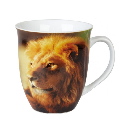 Leeuwen koffiemok/drink bekers 400 ml