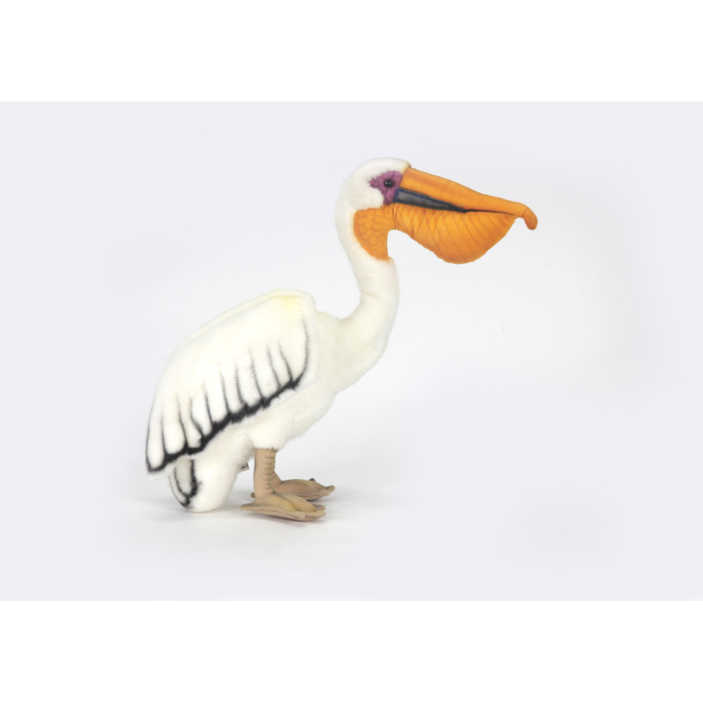 Afbeelding Levensechte witte pelikaan knuffel door Animals Giftshop