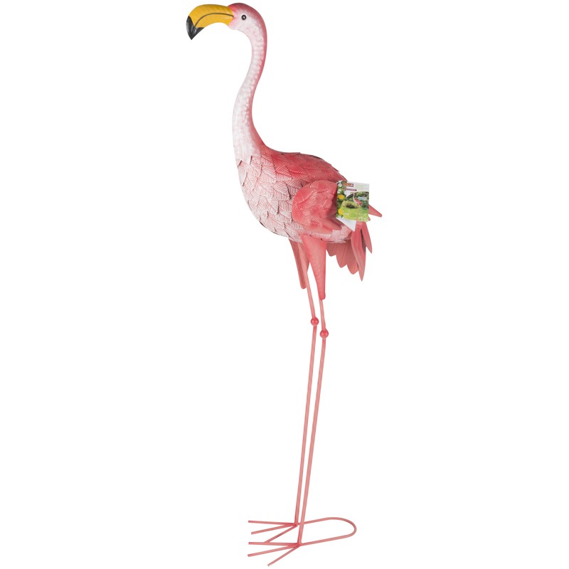 Lifetime Garden Flamingo - Dieren thema tuindecoratie/tuinbeeld - 104 cm