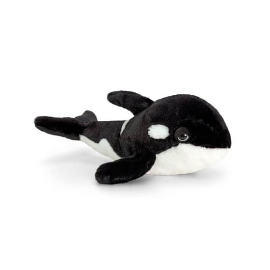 Liggende orka/walvis knuffeldier 35cm