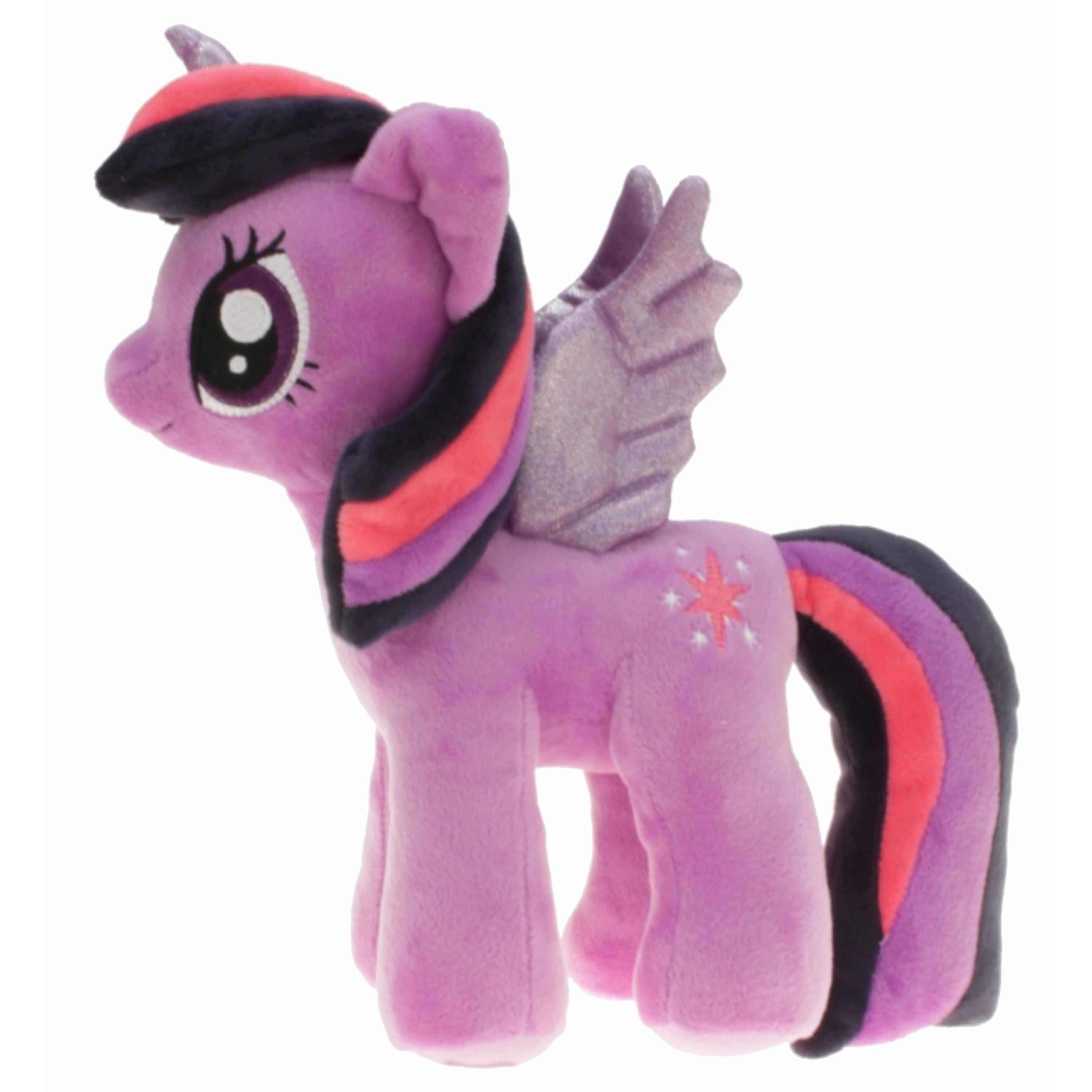 Lila/paarse My Little Pony knuffels Twilight Sparkle 27 cm knuffeldieren
