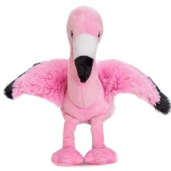 Magnetron knuffel flamingo 18 cm