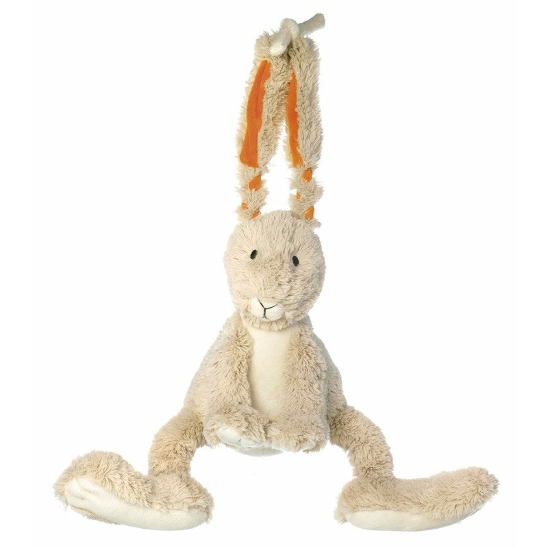 Muziekdoos knuffel konijn 26 cm